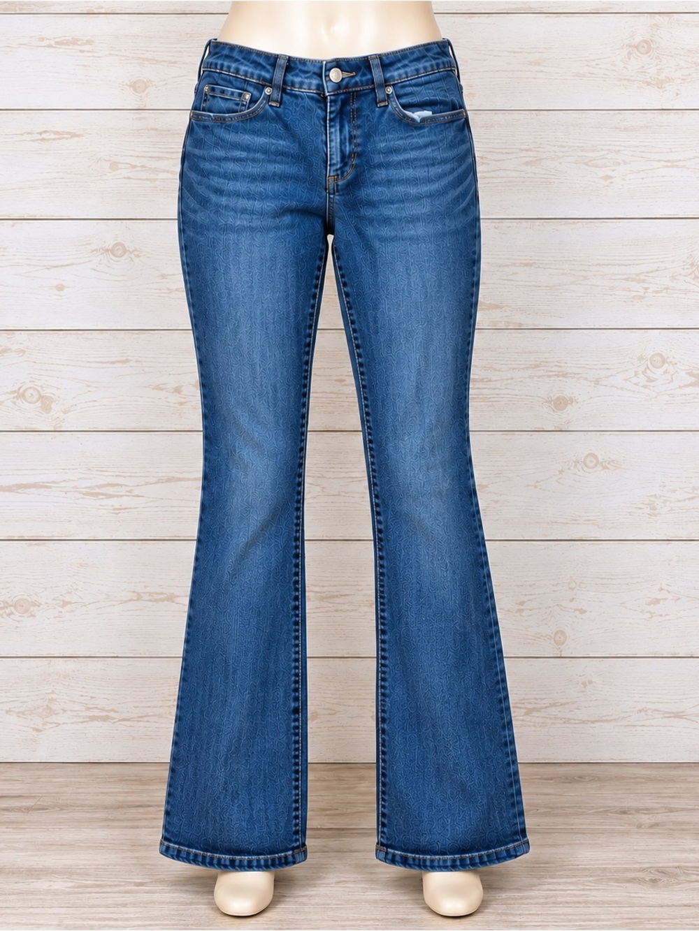 Banana Republic Women’s Slim Bootcut Jeans Size 29/8R Medium Wash Blue Denim